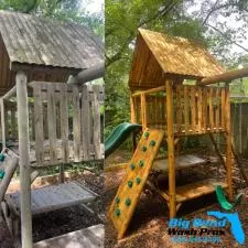 Wooden Playset Cleaning 0